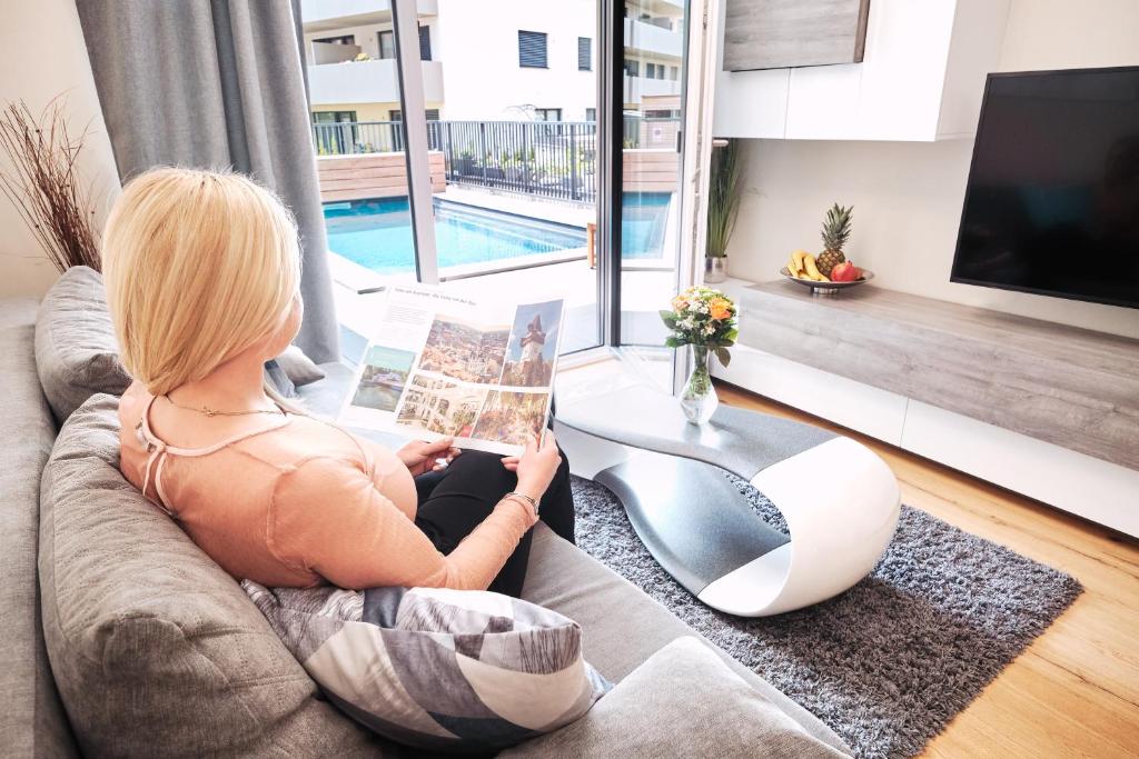 Hotelzimmer mit Whirlpool Kaiser Apartments - Wohnpark Graz-Gösting Hotelzimmer mit Whirlpool Kaiser Apartments - Wohnpark Graz-Gösting