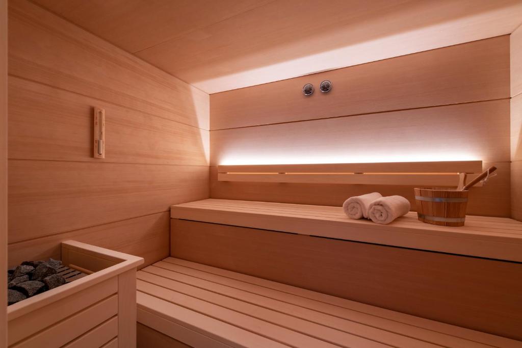 Sauna im Zimmer Bühlhof Appartements Vorarlberg